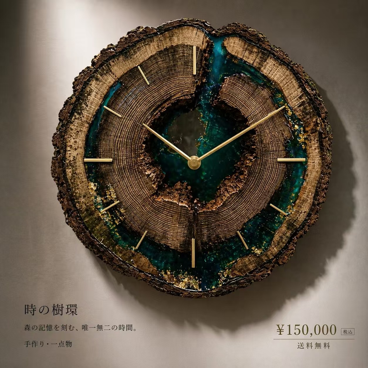 レジンウォールクロック